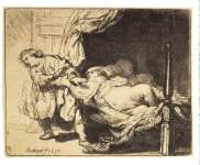 Rembrandt Harmensz. van Rijn Joseph and Potiphars Wife  - Hermitage